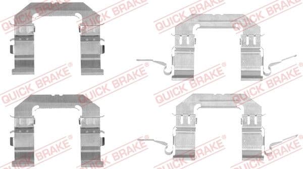 Set accesorii, placute frana QUICK BRAKE 109-1722