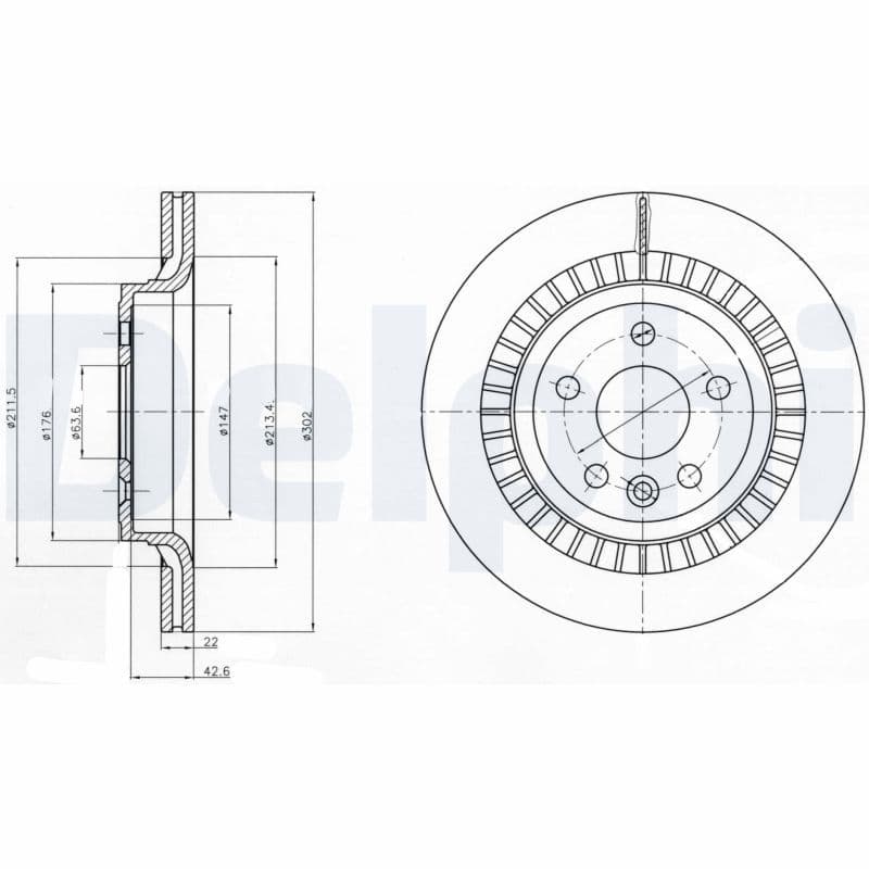 Disc frana DELPHI BG4270