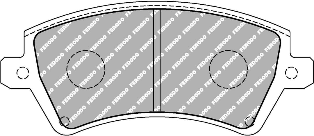 set placute frana,frana disc FERODO FCP1573H