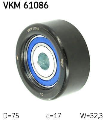 Rola ghidare/conducere, curea transmisie SKF VKM 61086