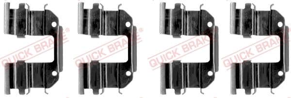 Set accesorii, placute frana QUICK BRAKE 109-1285
