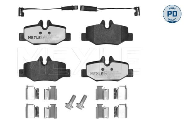 set placute frana,frana disc MEYLE -PD: Advanced performance and design. 025 240 0817/PD