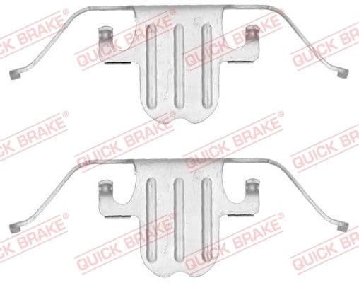 Set accesorii, placute frana QUICK BRAKE 109-1751