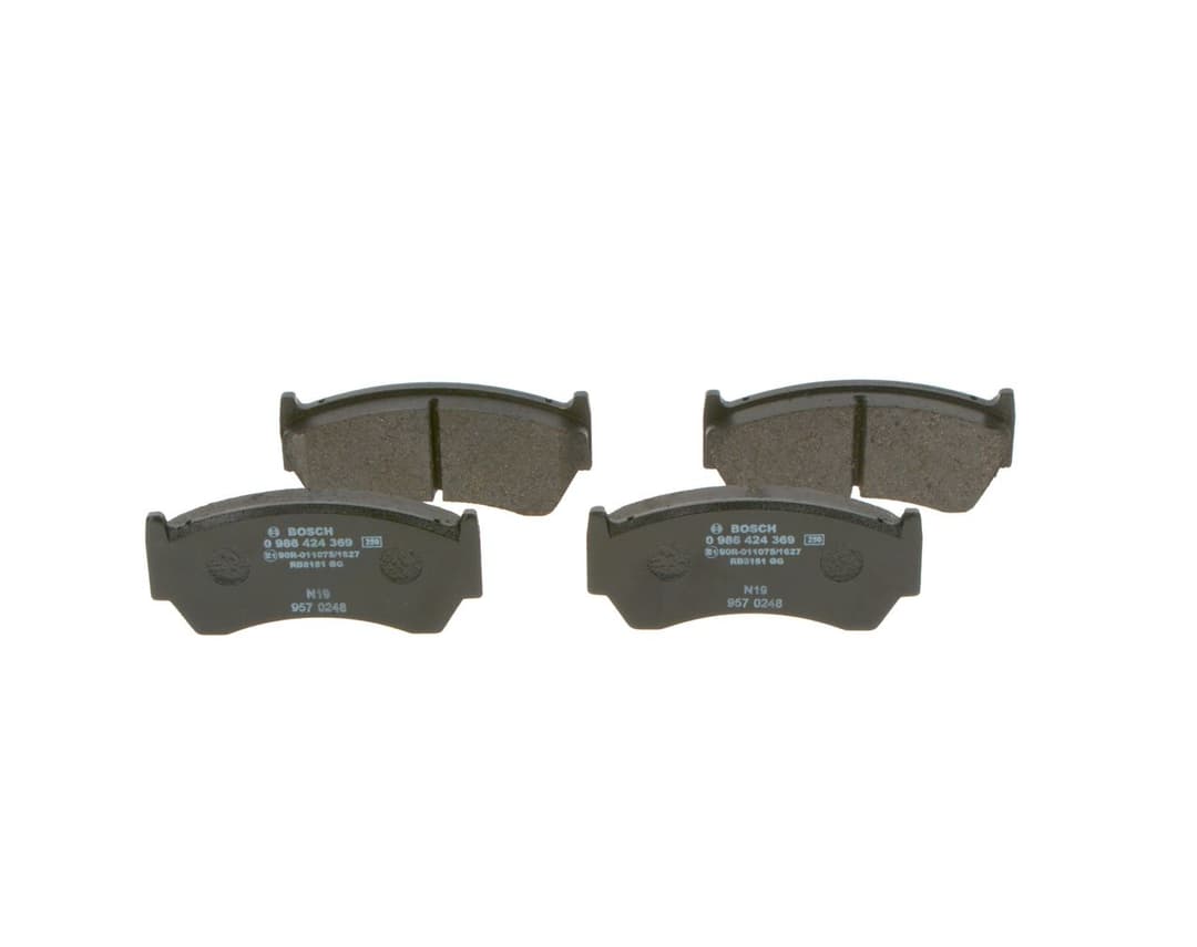 set placute frana,frana disc BOSCH 0 986 424 369