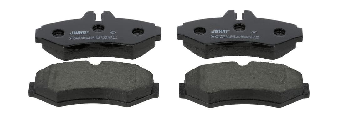 set placute frana,frana disc JURID 571950J