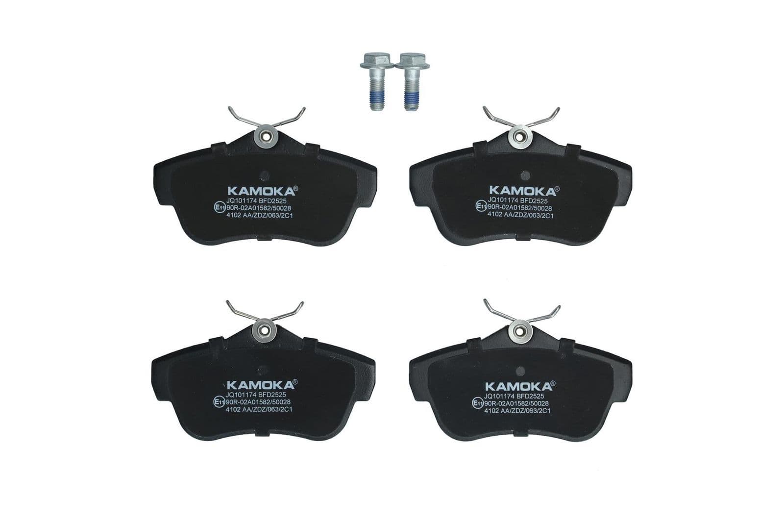 set placute frana,frana disc KAMOKA JQ101174