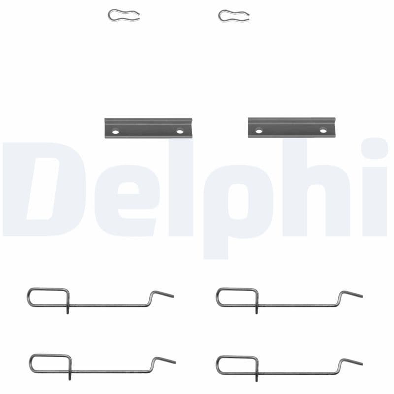 Set accesorii, placute frana DELPHI LX0142