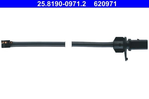 senzor de avertizare,uzura placute de frana ATE 24.8190-0971.2