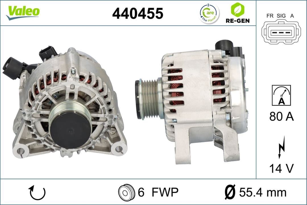 Generator / Alternator VALEO 440455