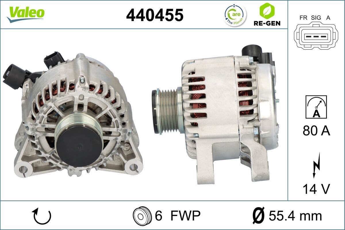 Generator / Alternator VALEO 440455