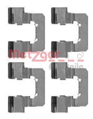 Set accesorii, placute frana METZGER 109-1781