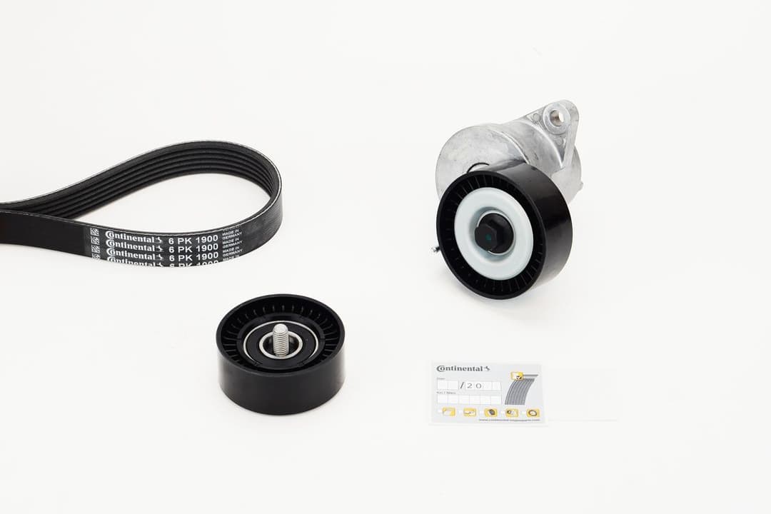 Set curea transmisie cu caneluri CONTINENTAL CTAM 6PK1900K2