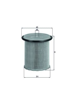 filtru combustibil MAHLE KX 74