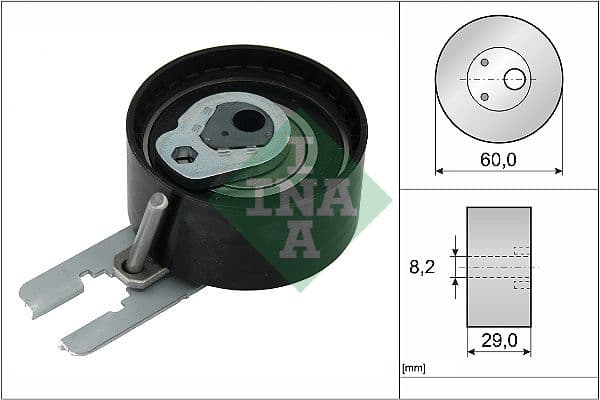 rola intinzator,curea distributie Schaeffler INA 531 0555 10