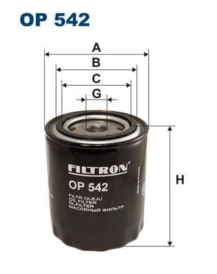 Filtru ulei FILTRON OP 542