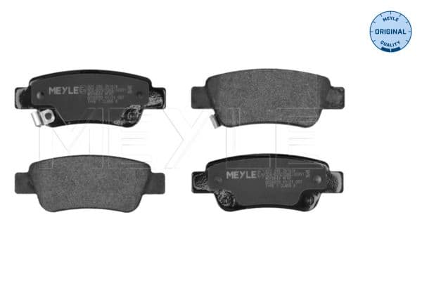 set placute frana,frana disc MEYLE -ORIGINAL: True to OE. 025 246 3516/W