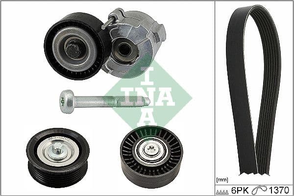 Set curea transmisie cu caneluri Schaeffler INA 529 0190 10
