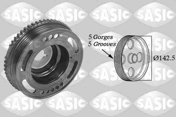 Fulie curea, arbore cotit SASIC 2156013