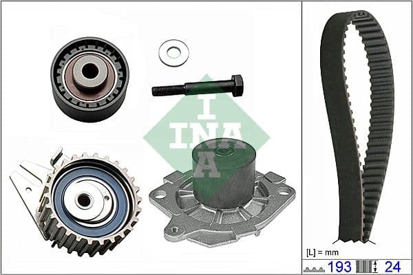 Set pompa apa + curea dintata Schaeffler INA 530 0623 30