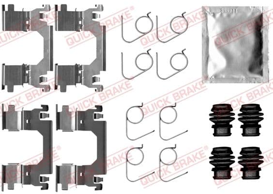 Set accesorii, placute frana QUICK BRAKE 109-0053
