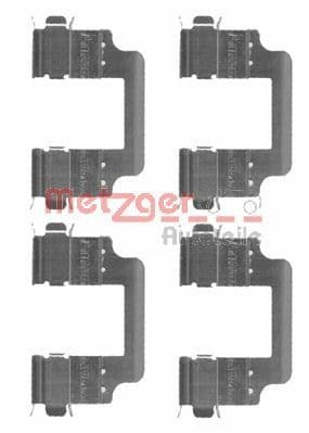 Set accesorii, placute frana METZGER 109-1728