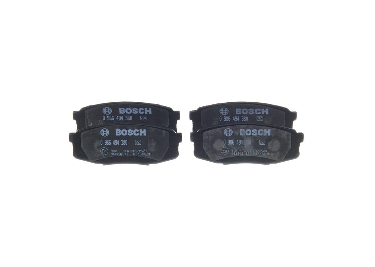 set placute frana,frana disc BOSCH 0 986 494 380