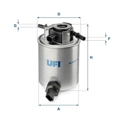 filtru combustibil UFI 24.020.01