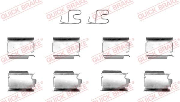Set accesorii, placute frana QUICK BRAKE 109-1246