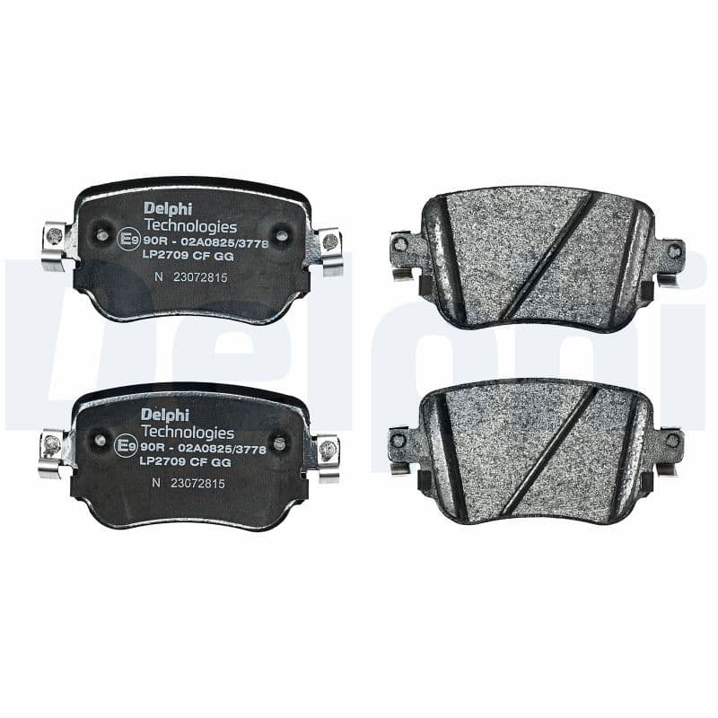 set placute frana,frana disc DELPHI LP2709