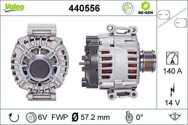 Generator / Alternator VALEO 440556