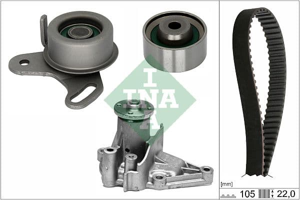 Set pompa apa + curea dintata Schaeffler INA 530 0427 31