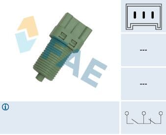 Comutator lumini frana FAE 24700