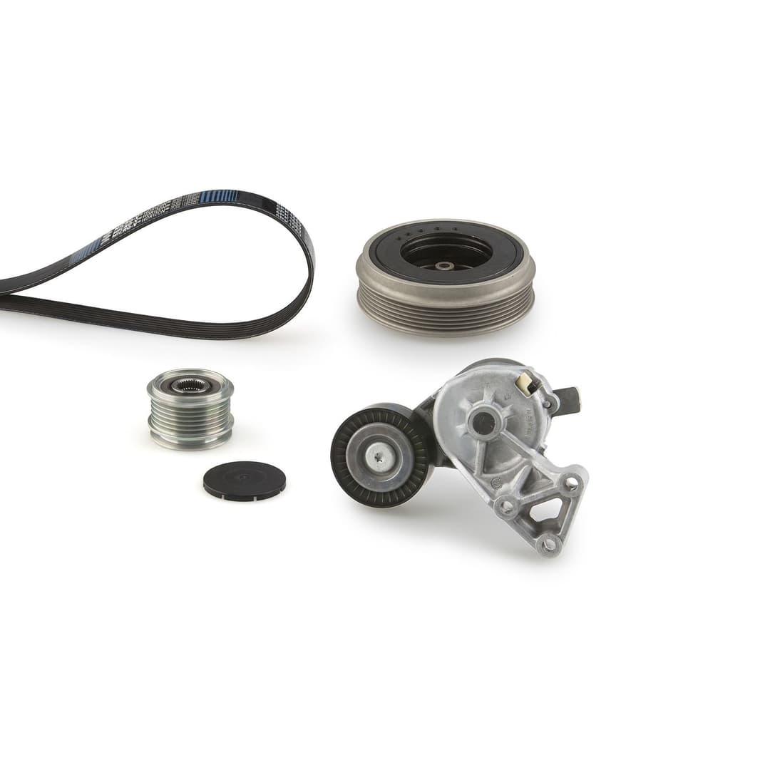 Set curea transmisie cu caneluri GATES K156DPK1195