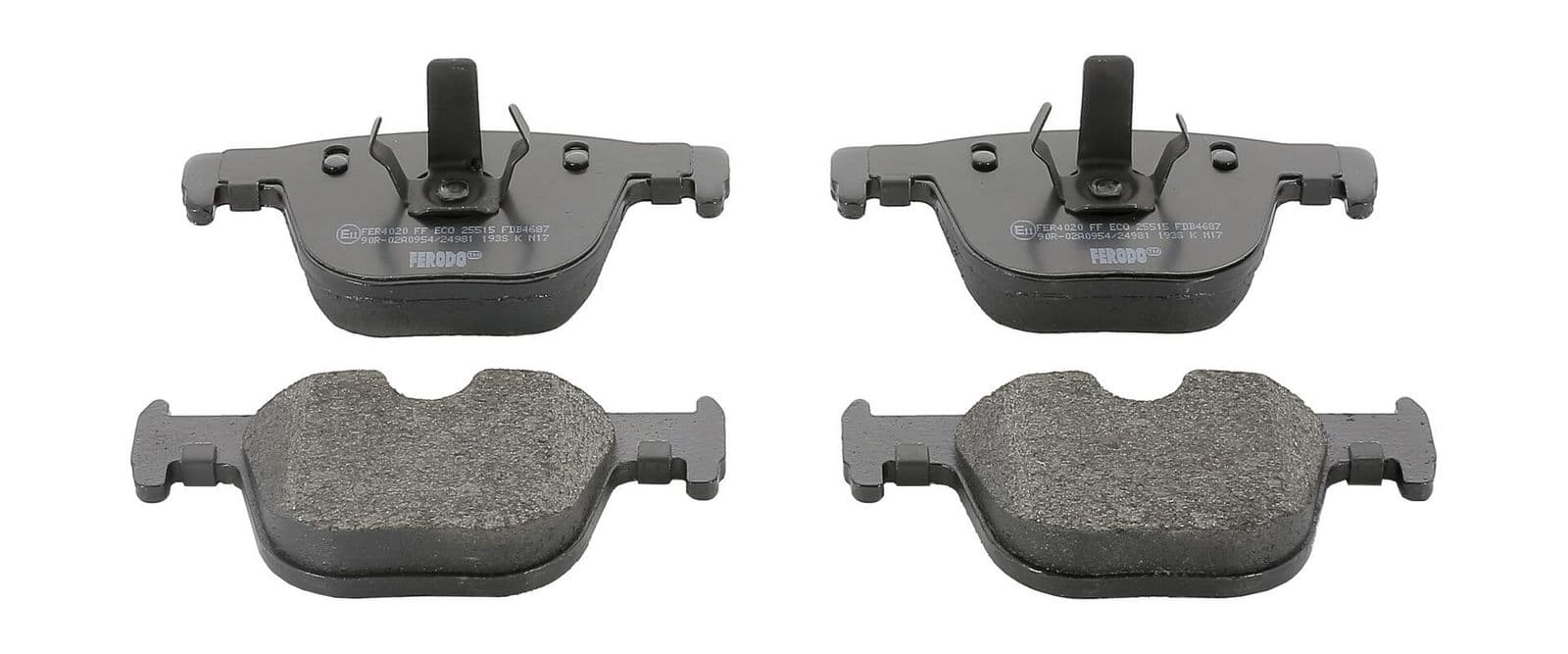 set placute frana,frana disc FERODO FUSE+ Technology FDB4687
