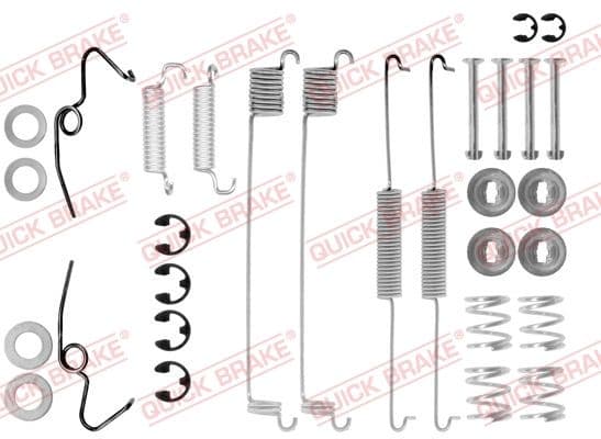 Set accesorii, sabot de frana QUICK BRAKE 105-0641