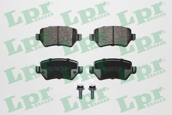 set placute frana,frana disc LPR 05P1650