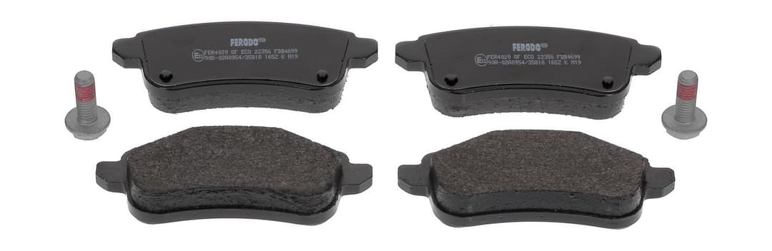 set placute frana,frana disc FERODO PREMIER ECO FRICTION FDB4699