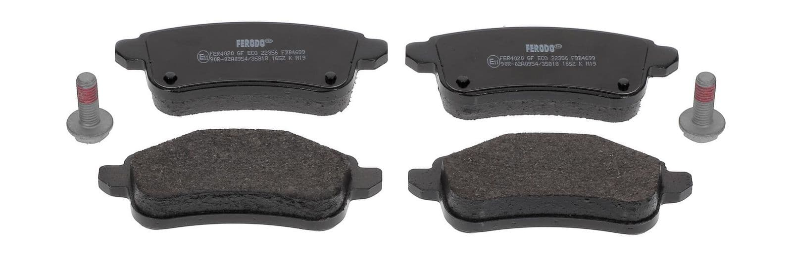 set placute frana,frana disc FERODO PREMIER ECO FRICTION FDB4699