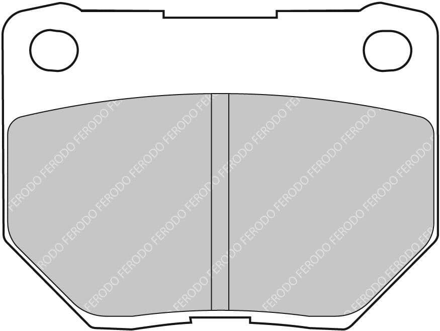 set placute frana,frana disc FERODO FDS1372