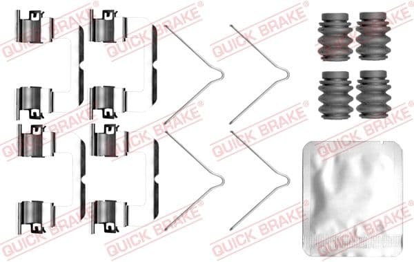 Set accesorii, placute frana QUICK BRAKE 109-0099
