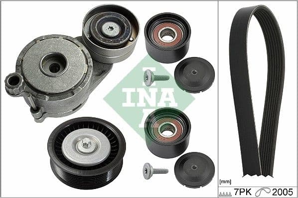 Set curea transmisie cu caneluri Schaeffler INA 529 0171 10