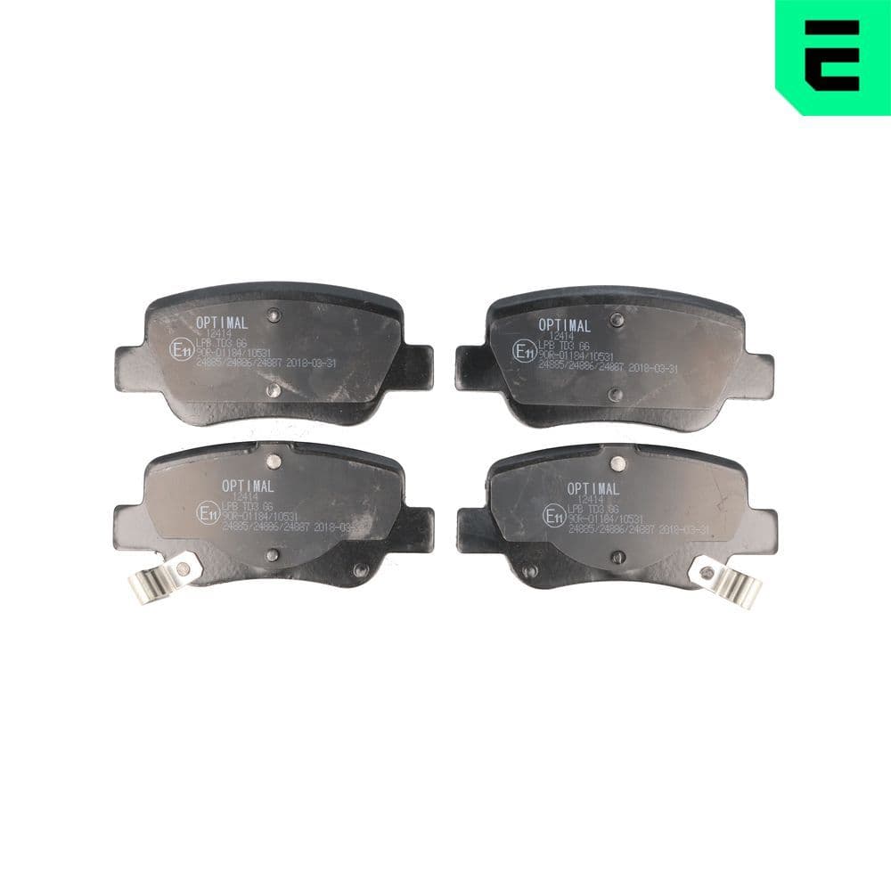 set placute frana,frana disc OPTIMAL BP-12414