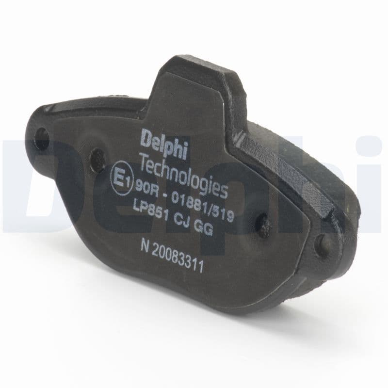 set placute frana,frana disc DELPHI LP851