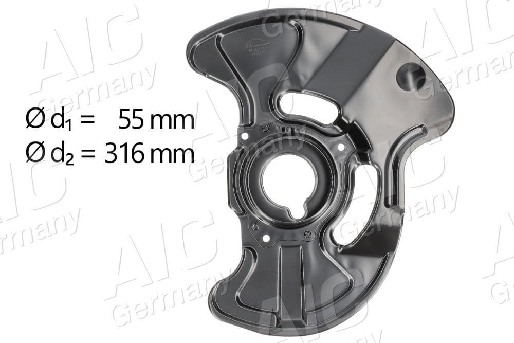 protectie stropire,disc frana AIC Calitatea originală 55192