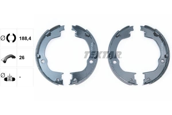 Set saboti frana, frana de mana TEXTAR 91067100