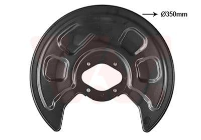 protectie stropire,disc frana VAN WEZEL 5867373