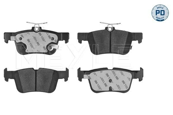 set placute frana,frana disc MEYLE -PD: Advanced performance and design. 025 222 3116/PD