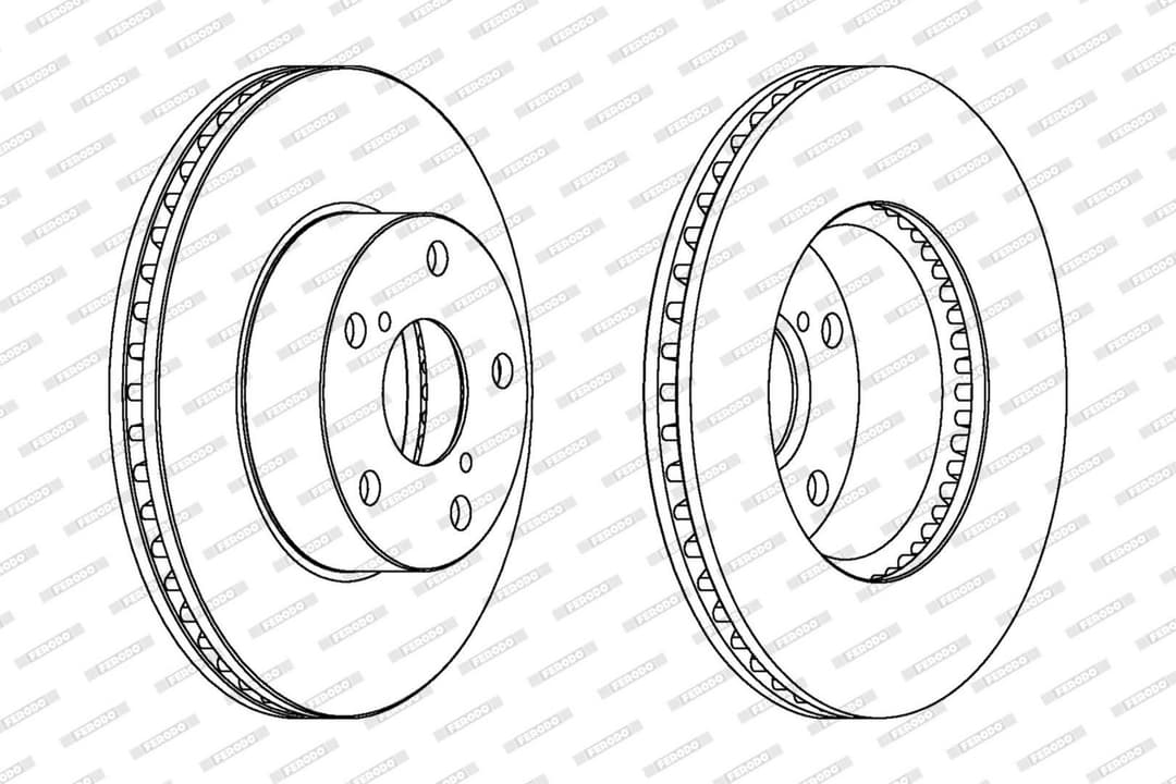 Disc frana FERODO PREMIER Coat+ disc DDF1216C