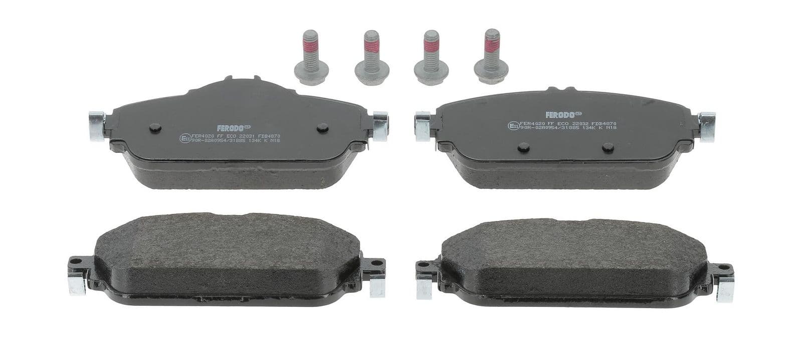 set placute frana,frana disc FERODO FUSE+ Technology FDB4870