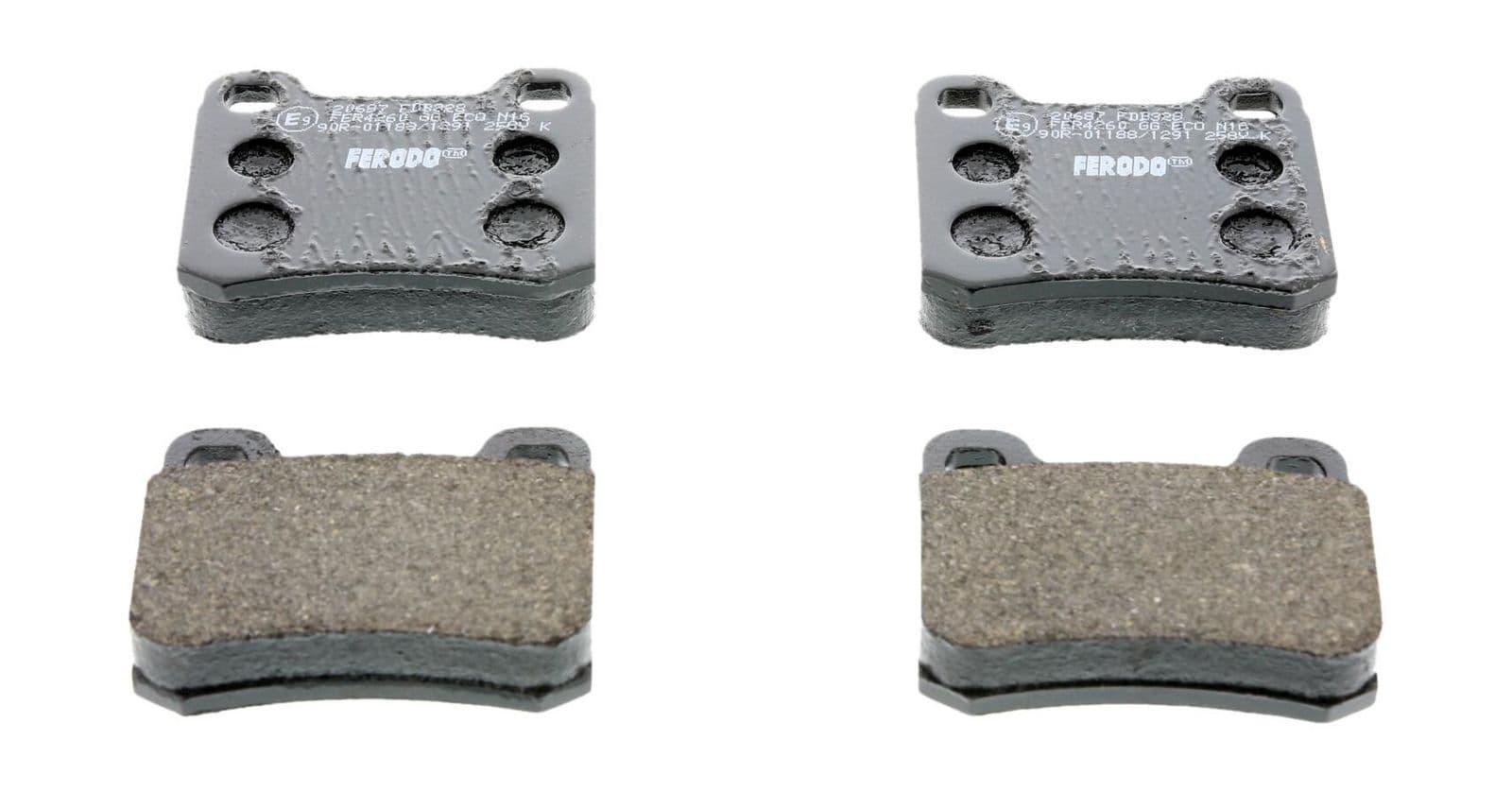 set placute frana,frana disc FERODO PREMIER ECO FRICTION FDB328